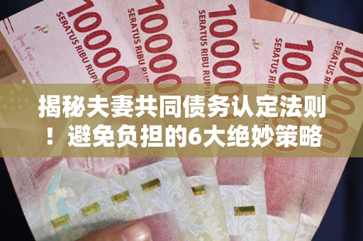 北京揭秘夫妻共同债务认定法则！避免负担的6大绝妙策略