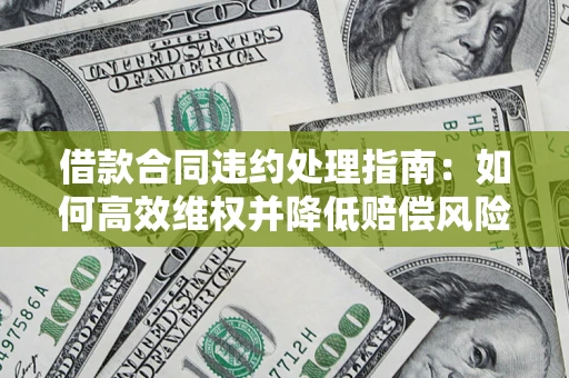 北京借款合同违约处理指南：如何高效维权并降低赔偿风险？