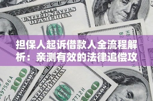 北京担保人起诉借款人全流程解析：亲测有效的法律追偿攻略