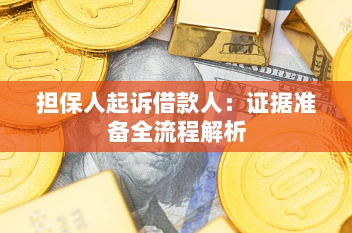 北京担保人起诉借款人：证据准备全流程解析