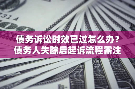 北京债务诉讼时效已过怎么办？债务人失踪后起诉流程需注意什么？