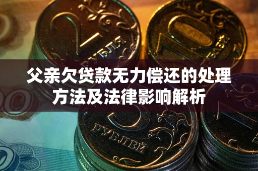 北京父亲欠贷款无力偿还的处理方法及法律影响解析